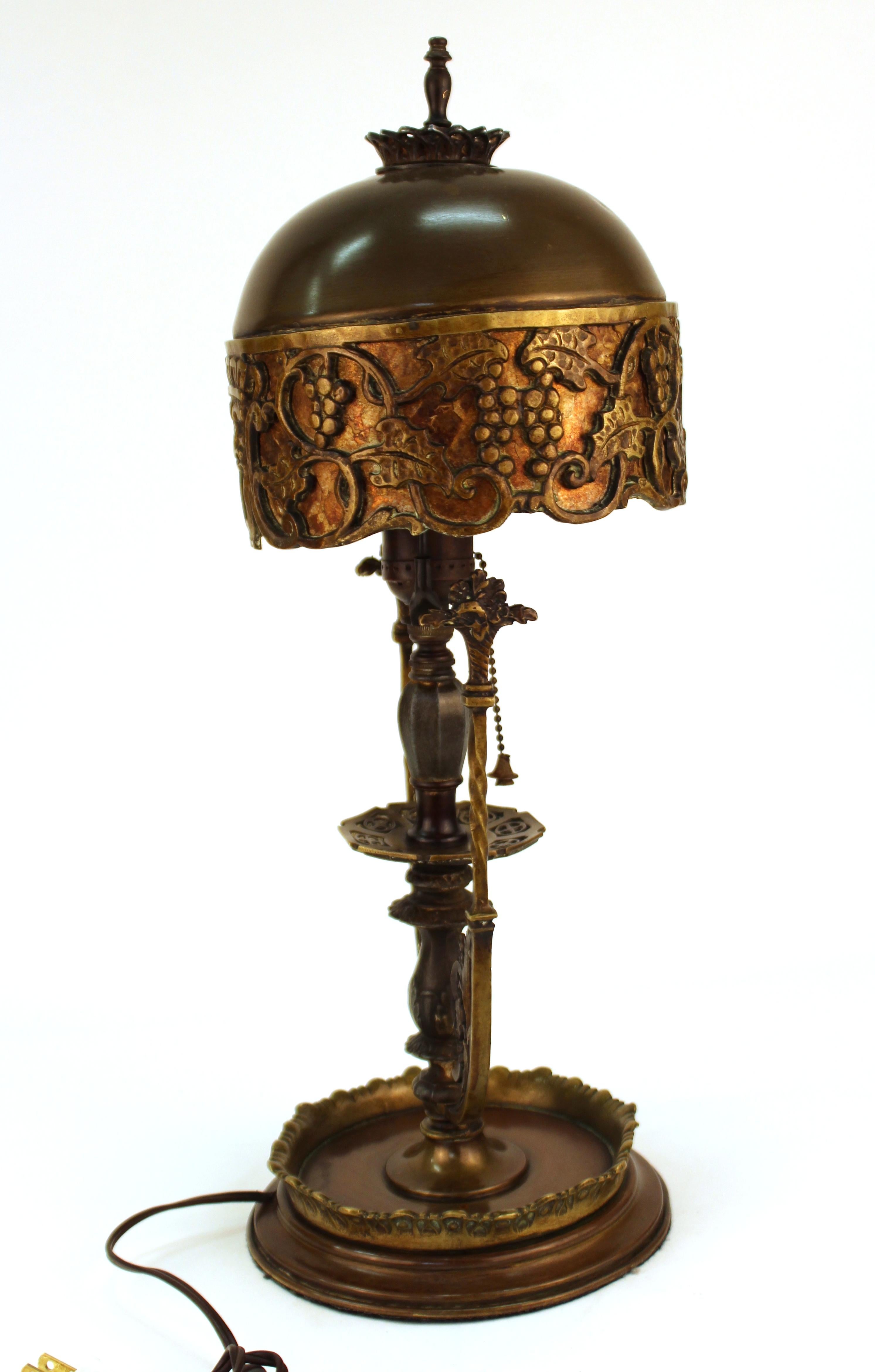 Oscar Bach Bacchus Boudoir Table Lamp with Mica Shade 1