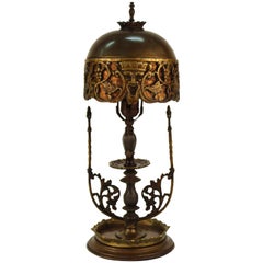 Oscar Bach Bacchus Boudoir Table Lamp with Mica Shade