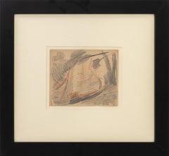 Oscar F. Bluemner Landschaftsstudien, gemischte Medien, 2