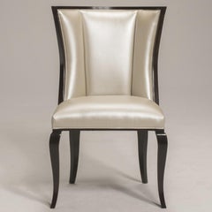 Oscar Chair with Curved Wooden Legs