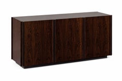 Oscar Contemporary Credenza, Modernist-Inspired Brazilian Design, Wood Lacquer