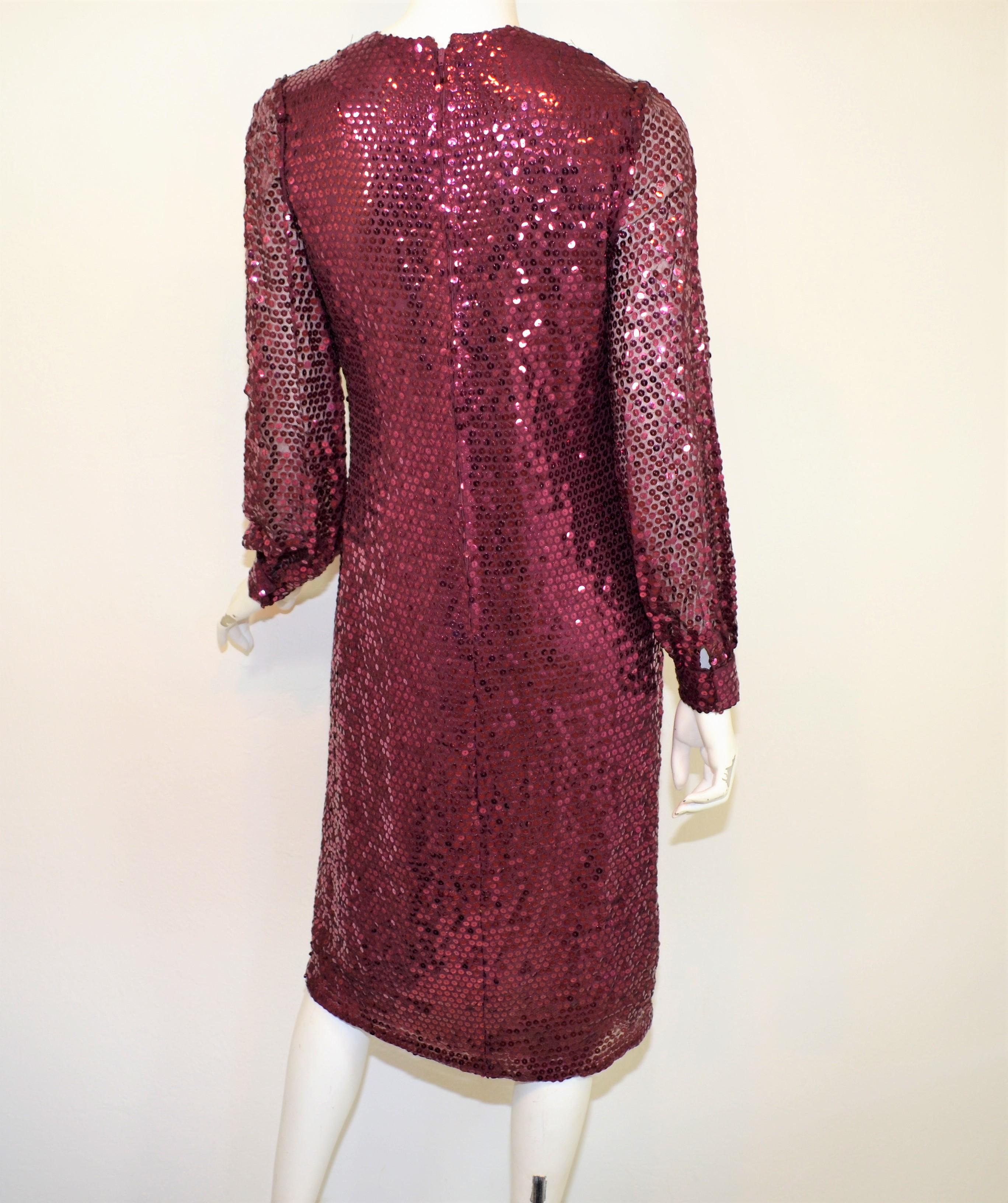 1970 sequin dress