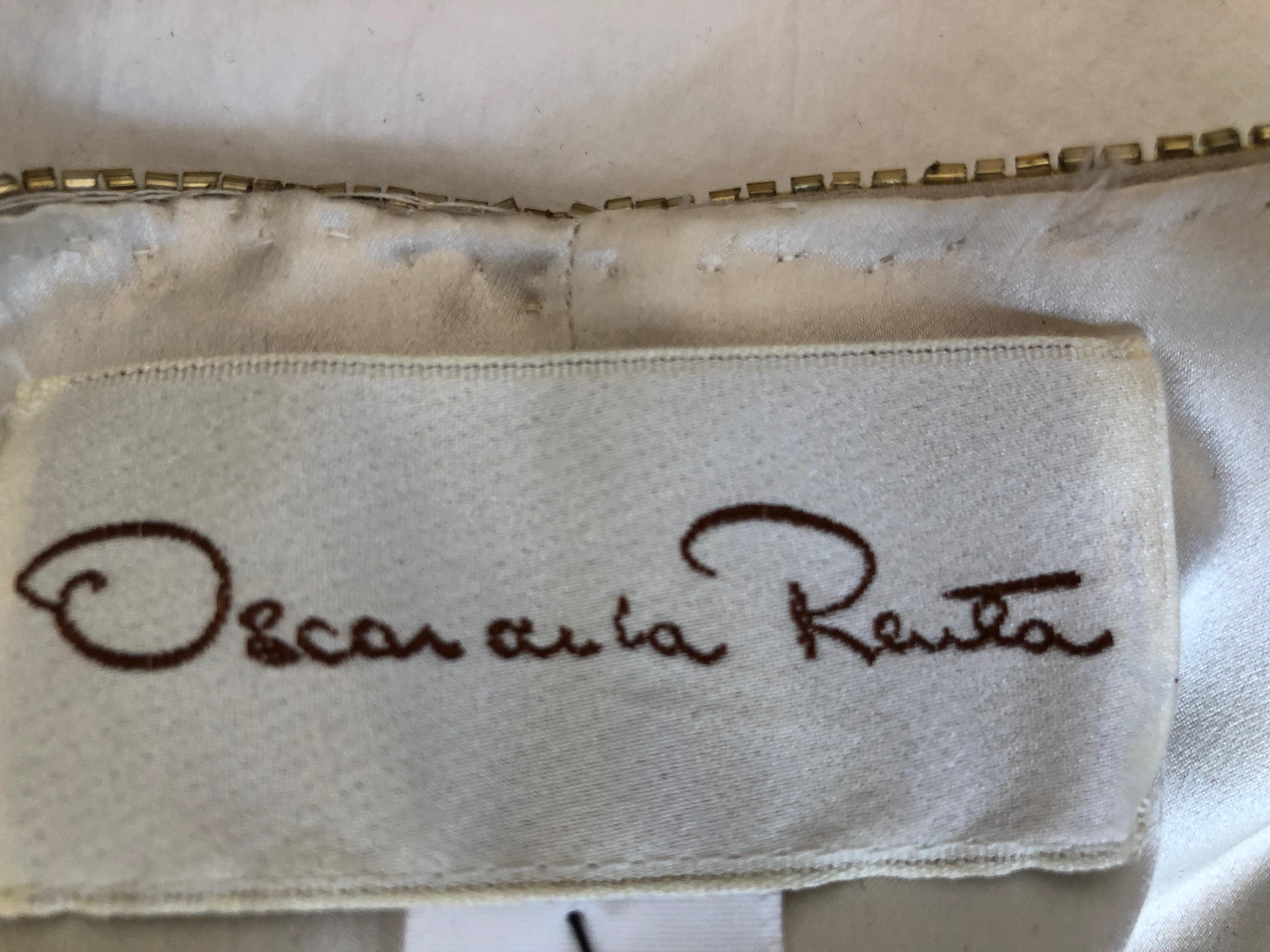Oscar de la Renta 1980's Pastel Sequin and Pearl Embellished Evening Jacket Sz 6 For Sale 6