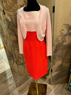 Oscar De La Renta 2-piece Dress and Jacket Set