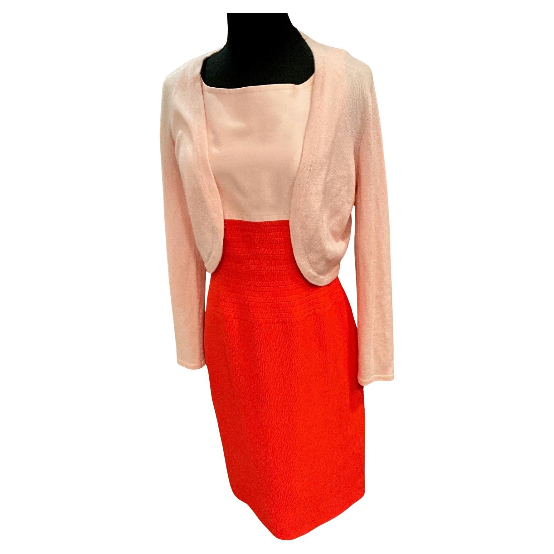 Oscar De La Renta 2-piece Dress and Jacket Set