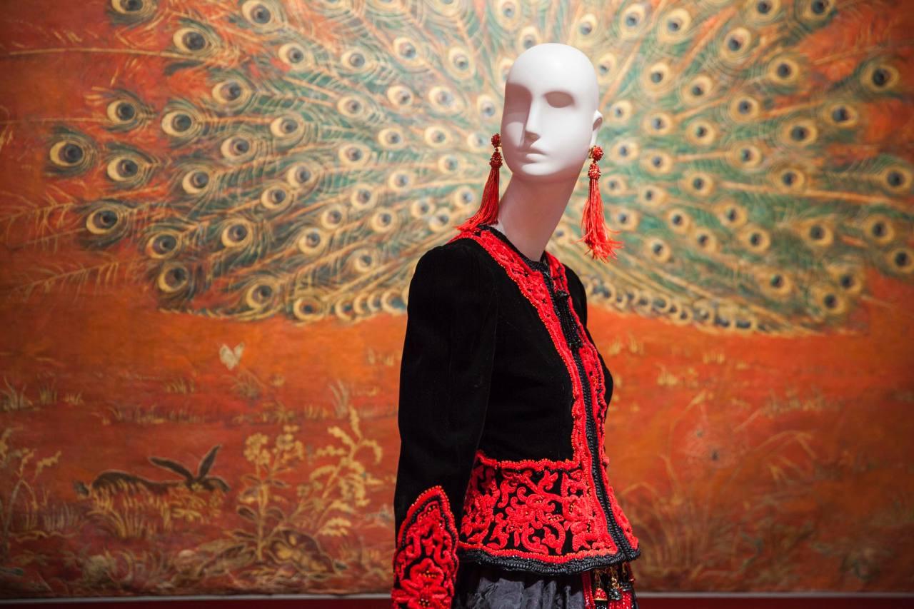 Oscar de la Renta beaded haute couture jacket, Collection F/W 1988 8