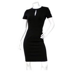 Oscar De La Renta - Tubino nero con buco della serratura
