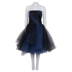 Oscar de la Renta Black Off-Shoulder Dress Sz.US6/M