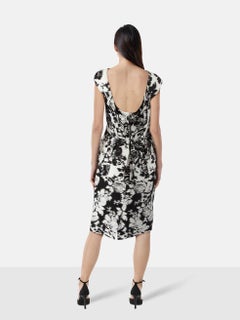 Oscar de la Renta Black & White Floral Set Size S