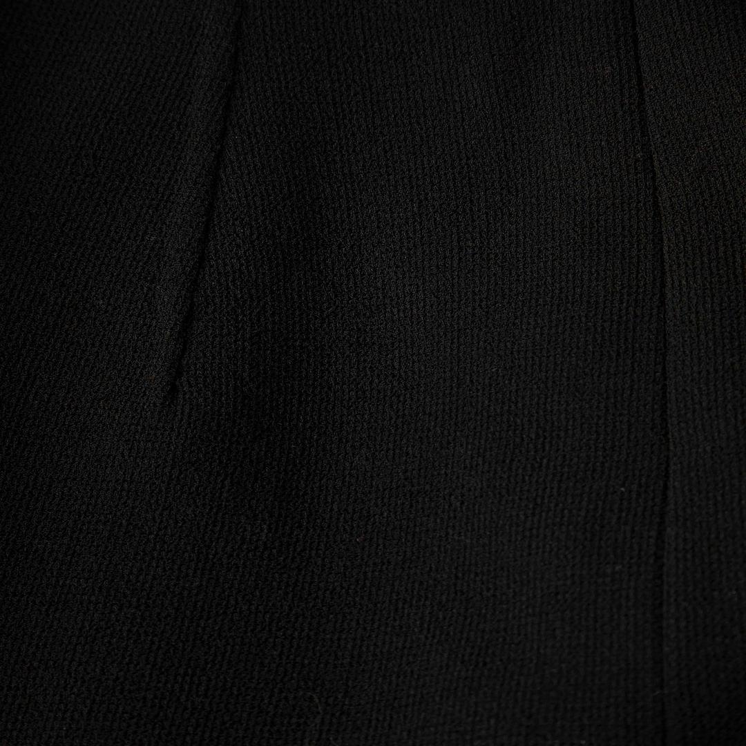 Oscar De La Renta - Vestito a pannelli in lana nera - taglia M. In condizioni Nuovo a London, GB