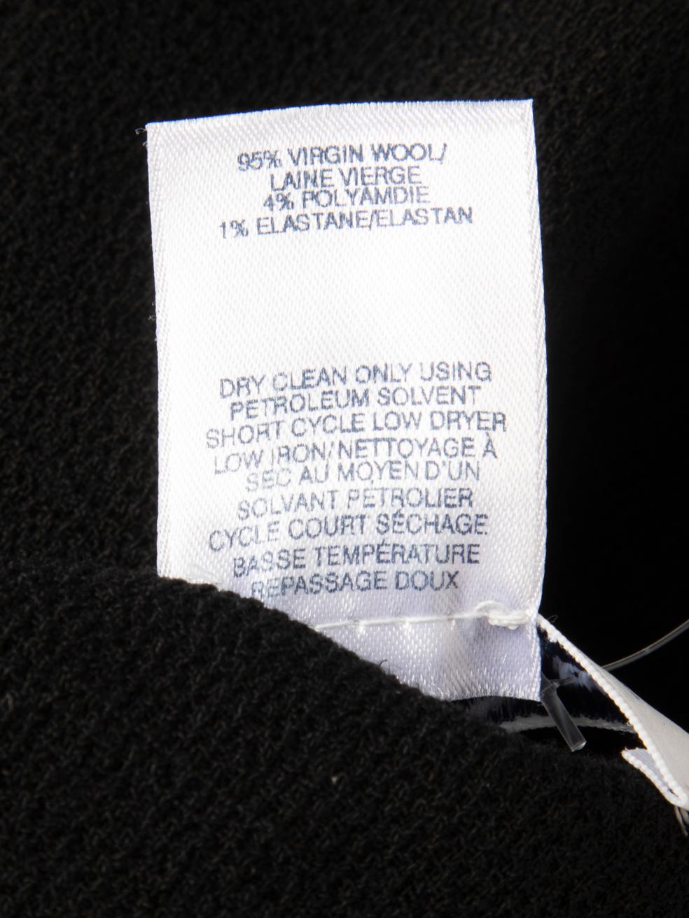 Oscar De La Renta - Vestito a pannelli in lana nera - taglia M. 2