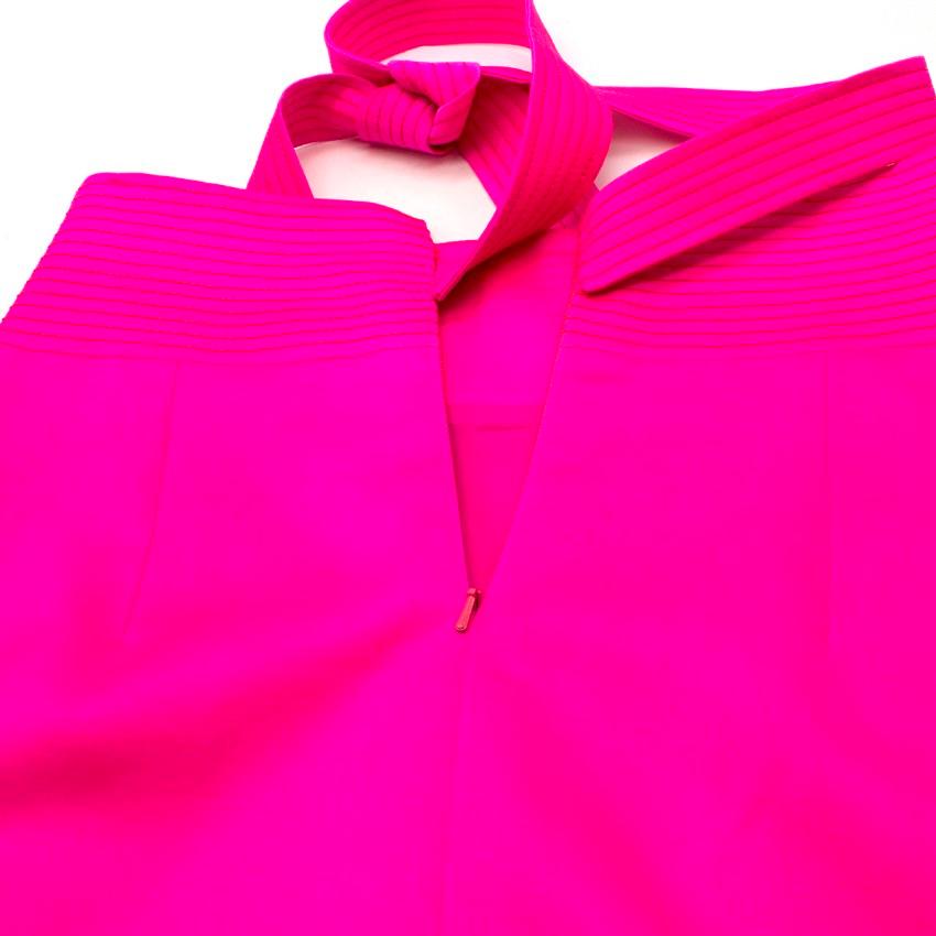 Women's Oscar de la Renta Bright Pink Pencil Skirt US 8