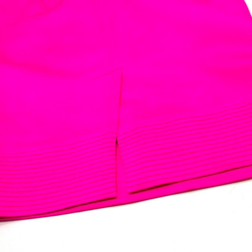 Oscar de la Renta Bright Pink Pencil Skirt US 8 1