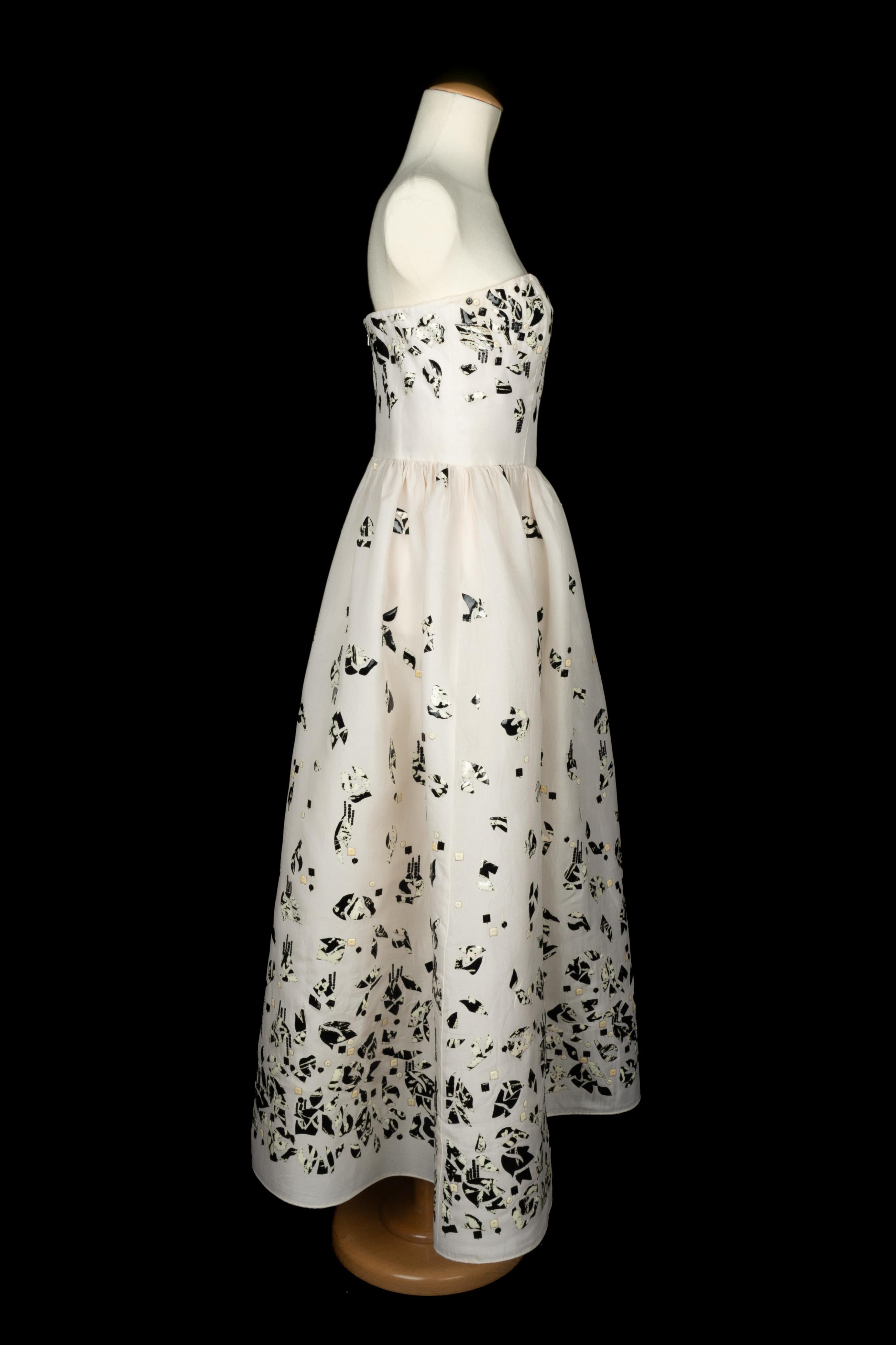 Donna Oscar De La Renta abito bustier 2009 in vendita