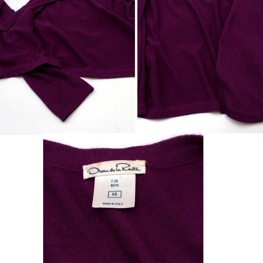 Oscar De La Renta Cashmere Top and Cardigan Set - Size XS 5