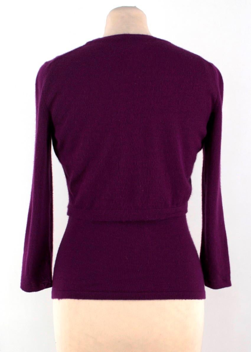 Oscar De La Renta Cashmere Top and Cardigan Set - Size XS In Excellent Condition In London, GB