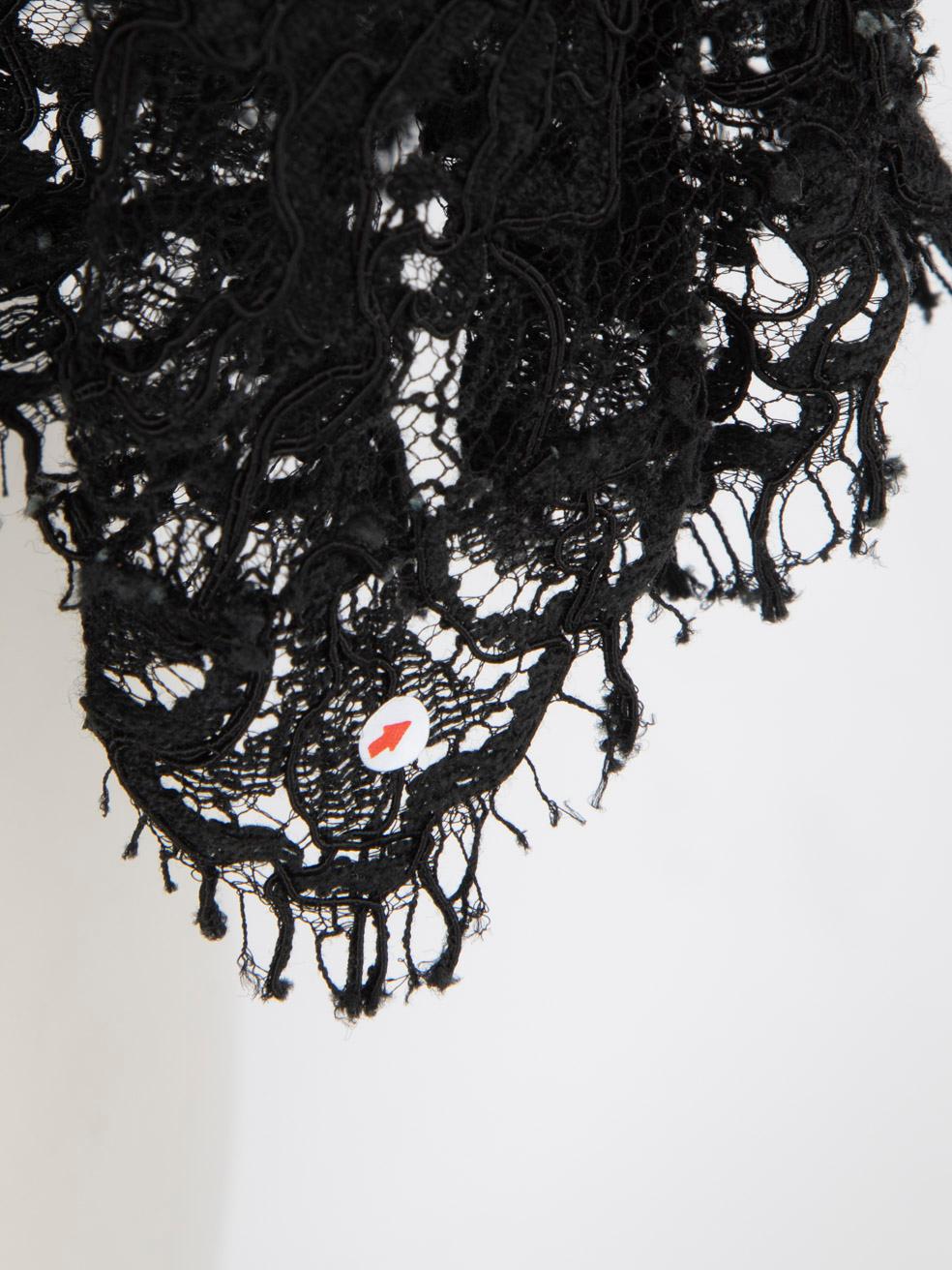 Robe à empiècements en laine crème et noire Oscar de la Renta, taille M Pour femmes en vente