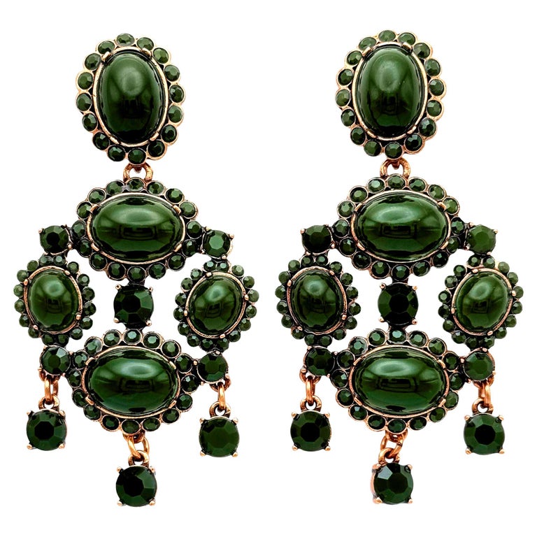 Authentic Vintage Designer Oscar de la Renta Earrings | Providence Vintage Jewelry Authentic Vintage Designer Oscar de la Renta Earrings | Providence Vintage Jewelry