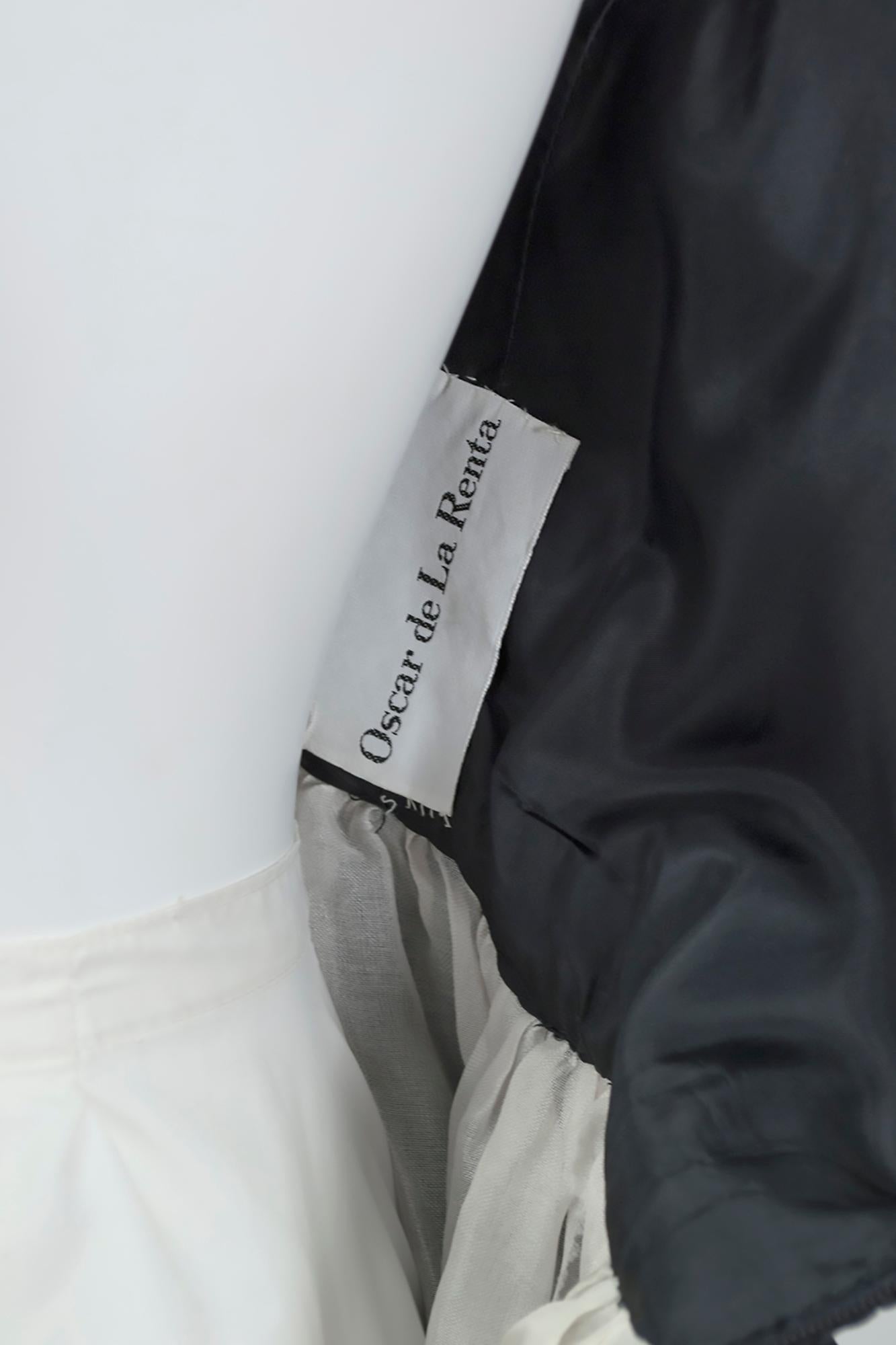 Robe Demi-Couture Oscar de la Renta, style néo-élisabéthain, taille S, 1971 en vente 6