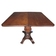 Antique Oscar de la Renta Designed Drop Leaf Table