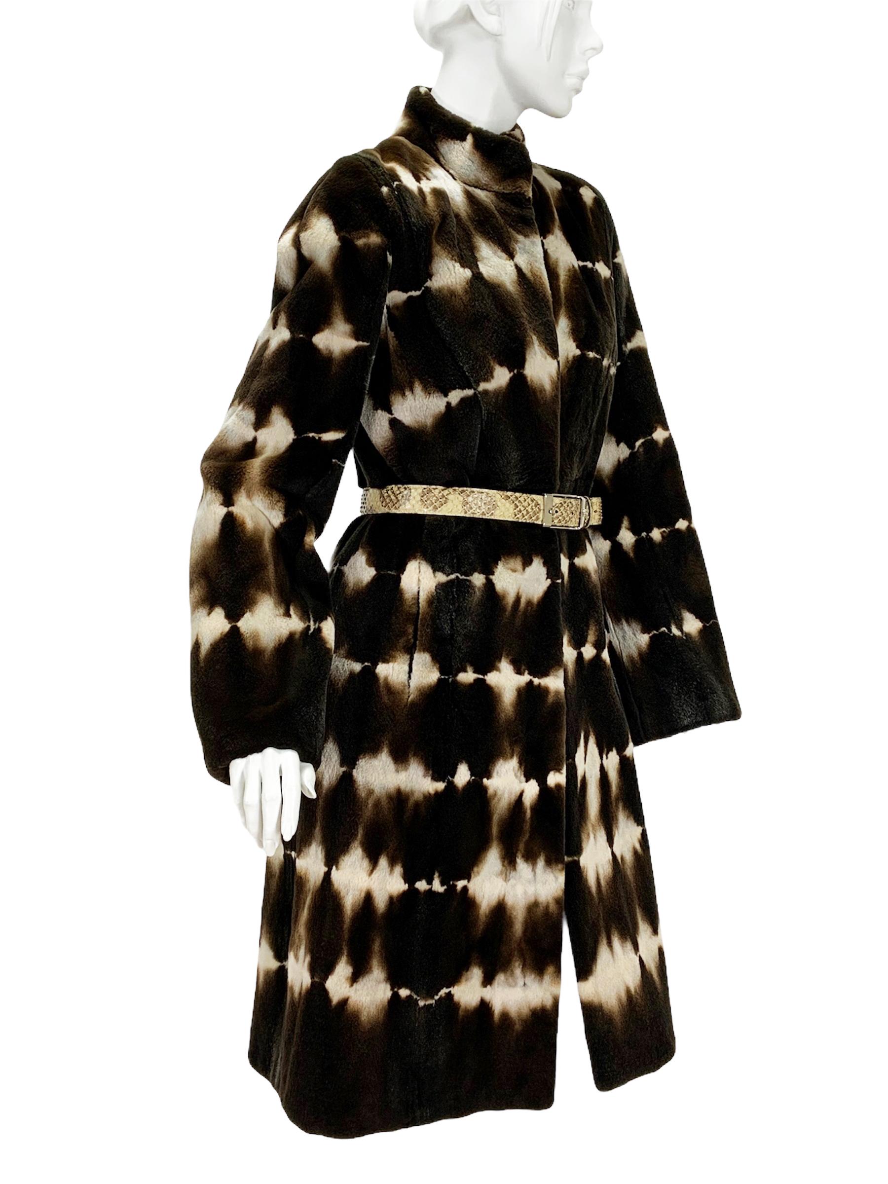 oscar de la renta mink coat