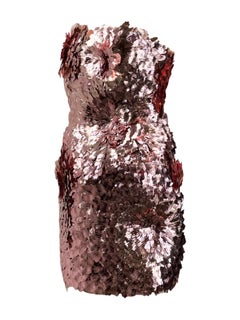 Oscar de la Renta Fall 2024 Sculpture metallic dress