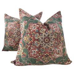 Oscar De La Renta per Lee Jofa "granada" in Jewell Pillows- una coppia di 22 pollici