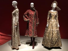 Oscar de la Renta FW 2004 Cashmere Embellished Sable Trim Coat & Matching Boots