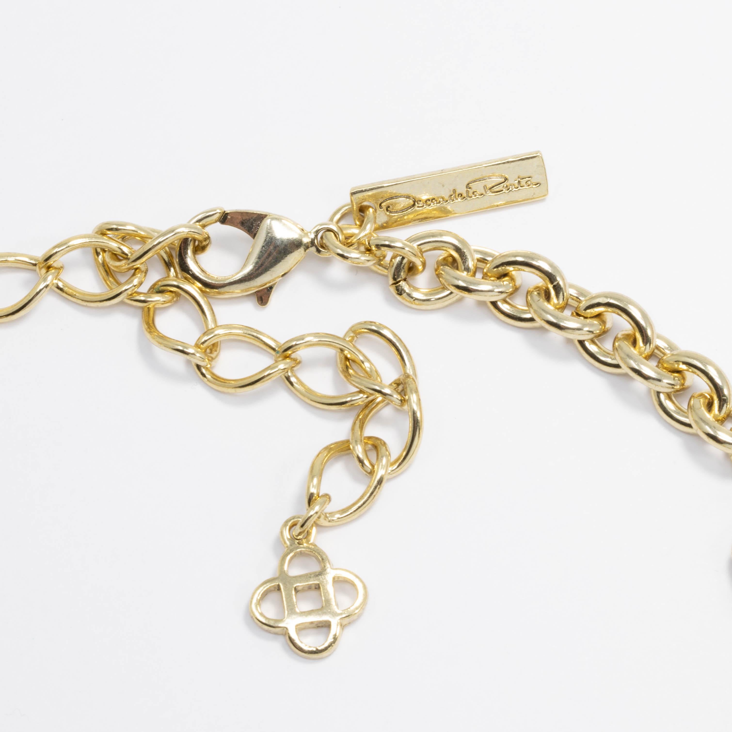 oscar de la renta statement necklace