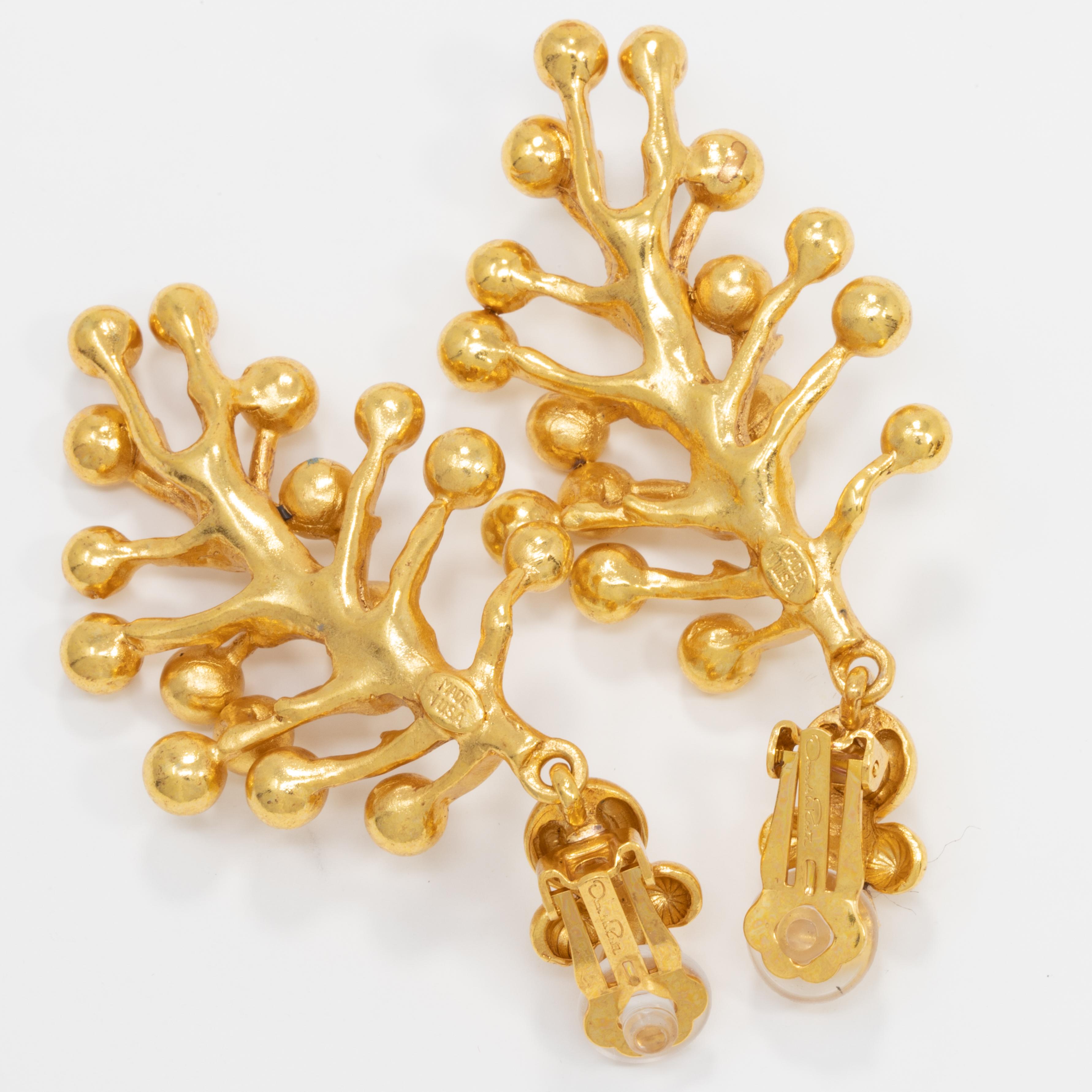 mimosa enamel earrings