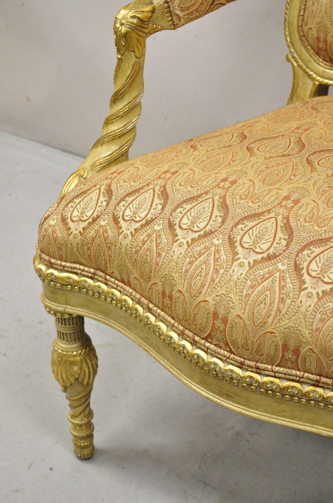 Oscar de la Renta Home Century Furniture Italian Neoclassical Style Armchair For Sale 5