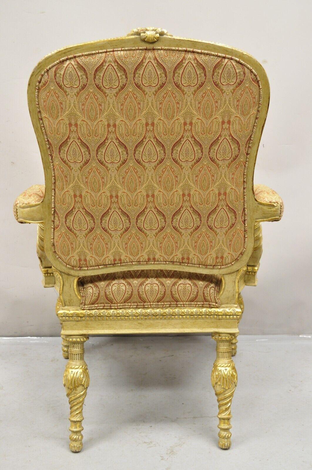 Oscar de la Renta Home Century Furniture Italian Neoclassical Style Armchair For Sale 4