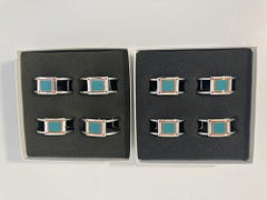 Set di 8 portatovaglioli Oscar De La Renta Home per Lunt