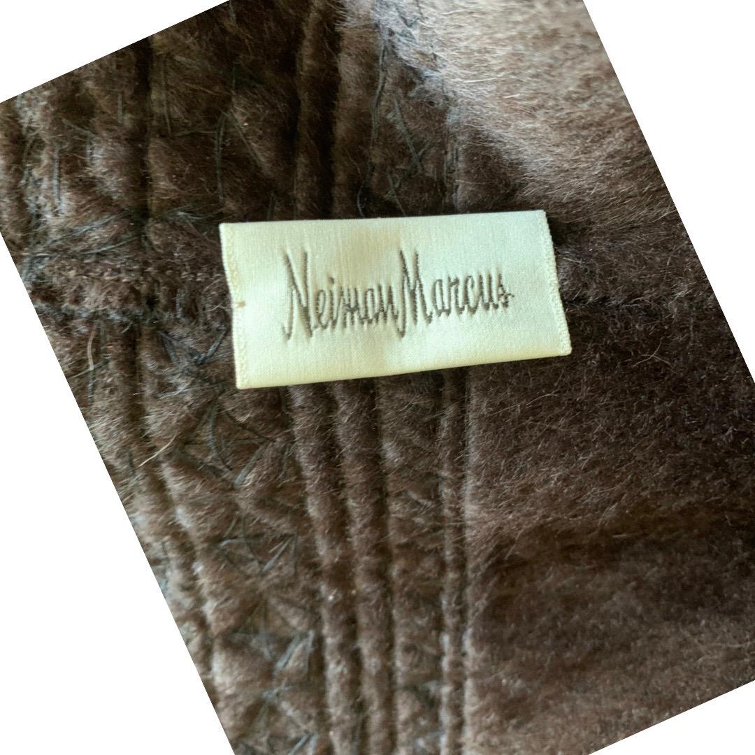 Oscar de la Renta Italy Brown Zip Jacket w/ Metal & Jewel Embellishments Size 8 For Sale 10