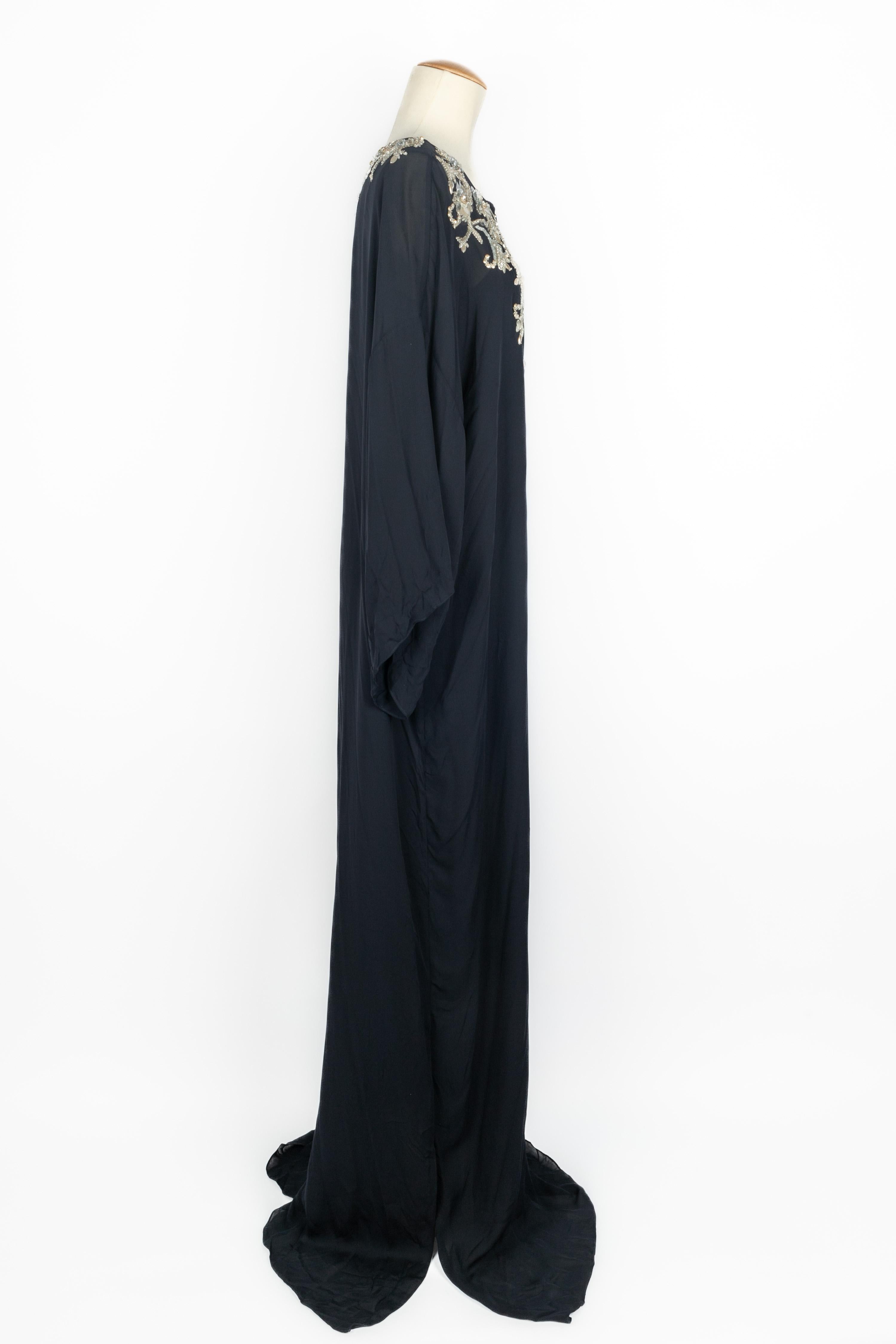 Oscar de la Renta long dress In Excellent Condition For Sale In SAINT-OUEN-SUR-SEINE, FR