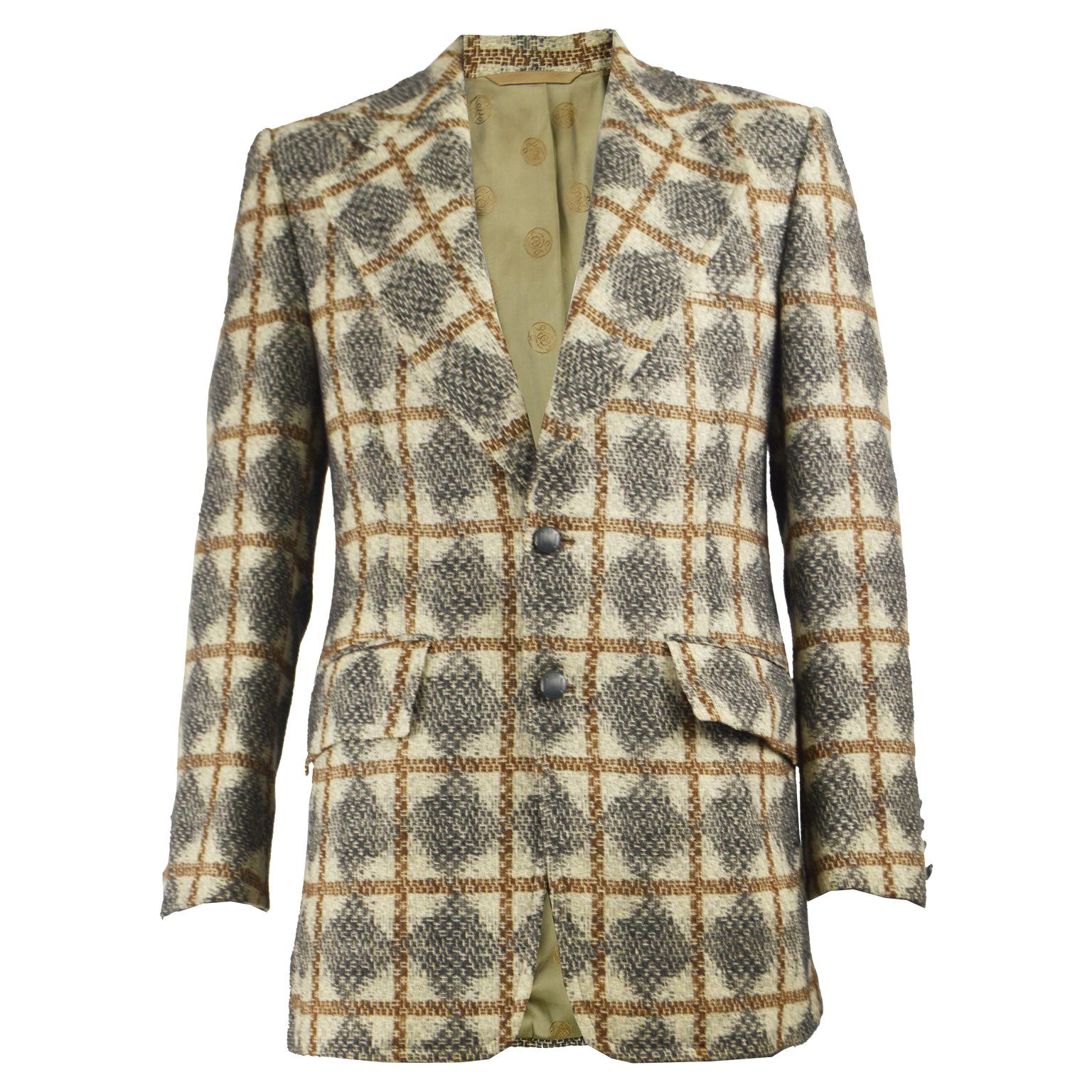 Oscar de la Renta Men's Vintage Patterned Wool Sport Coat Blazer Jacket,  1970s at 1stDibs | oscar de la renta mens coat, mens patterned blazer, oscar  de la renta blazer vintage