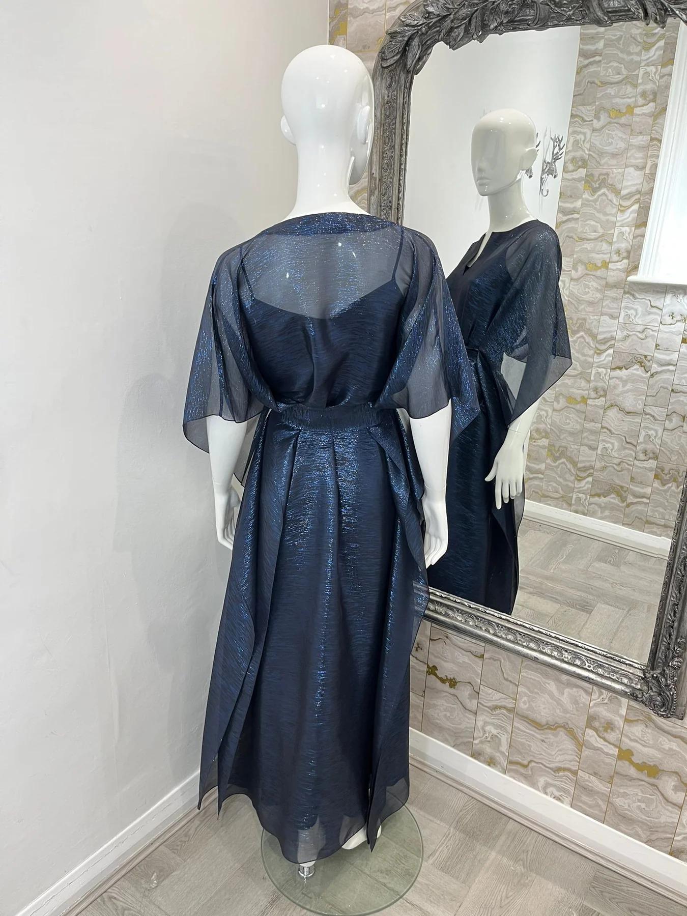 Women's Oscar De La Renta Metallic Silk Evening Dress For Sale