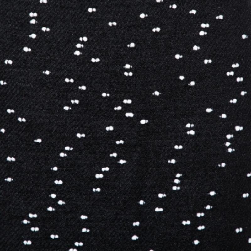 Oscar de la Renta Monochrome Tweed Fitted Short Skirt M For Sale 1