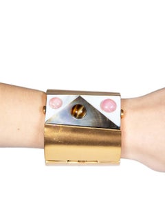 Oscar de la Renta Mother Of Pearl Cuff Bracelet