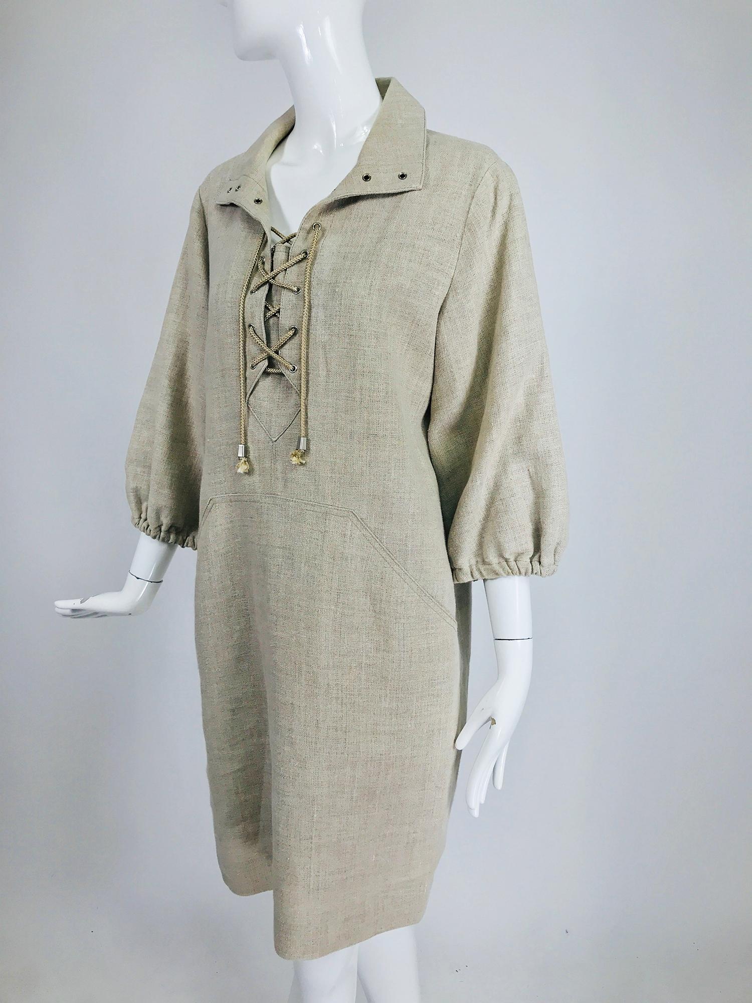 natural linen dress