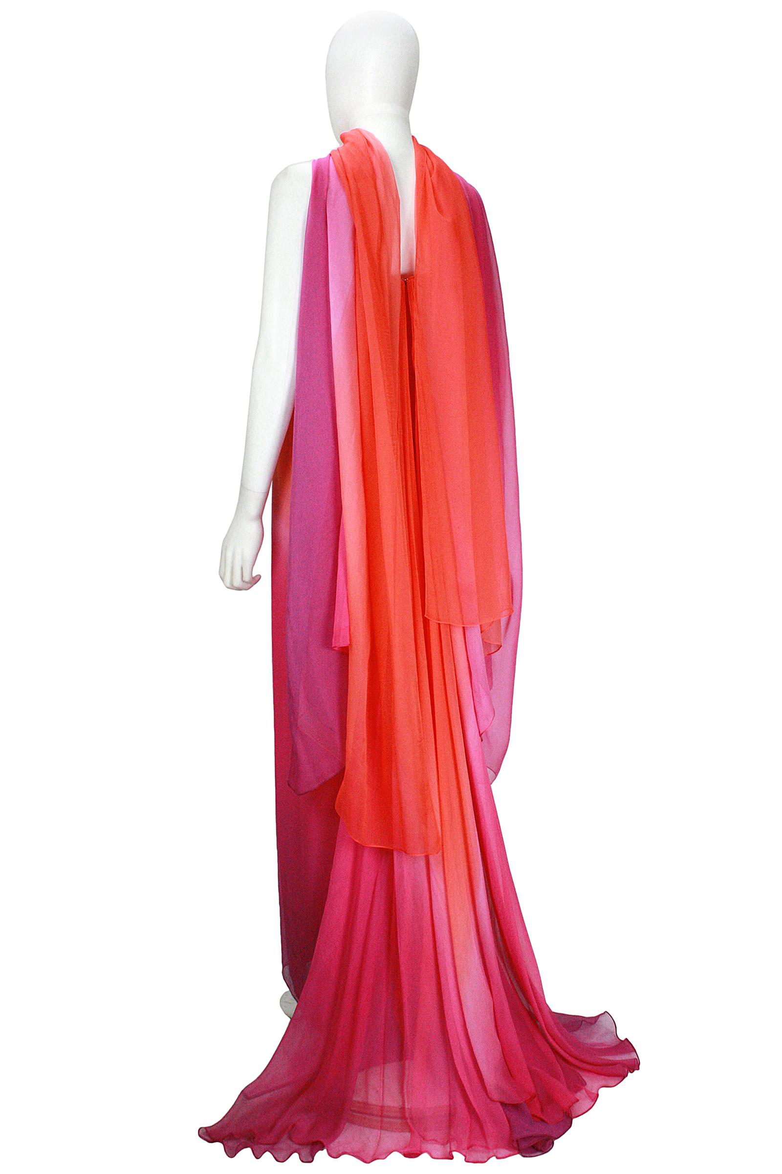 oscar de la renta ombre dress