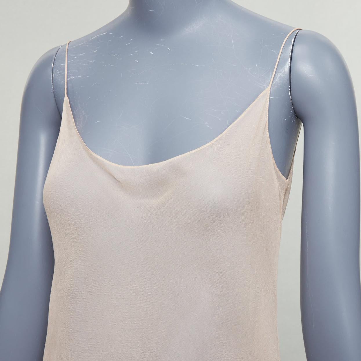 OSCAR DE LA RENTA P21 nude sheer 100% silk mini slip dress US2 S
Reference: CNLE/A00359
Brand: Oscar de la Renta
Designer: Oscar De La Renta
Collection: P21
Material: Silk
Color: Nude
Pattern: Solid
Closure: Slip On
Made in: