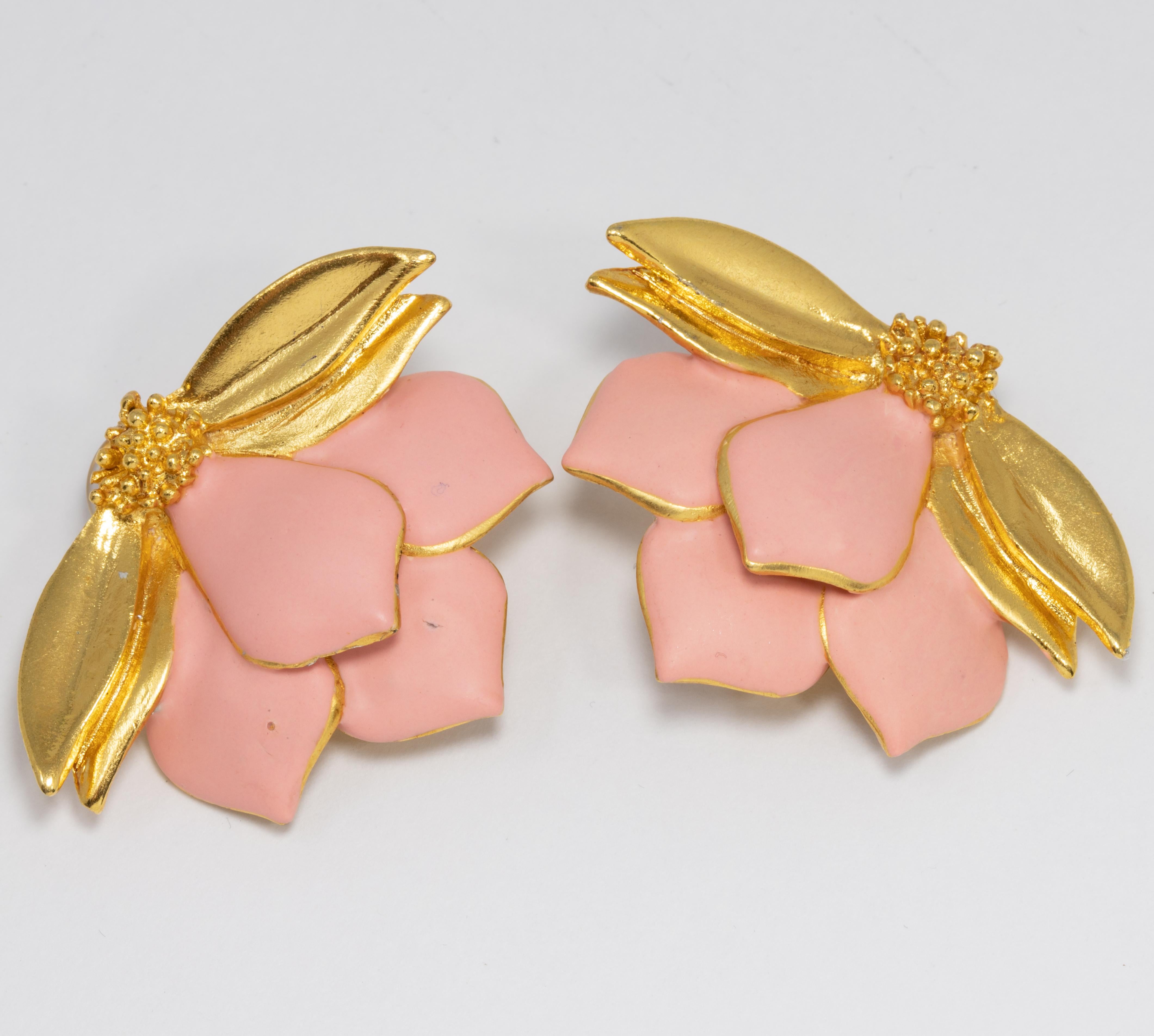 vintage oscar de la renta earrings