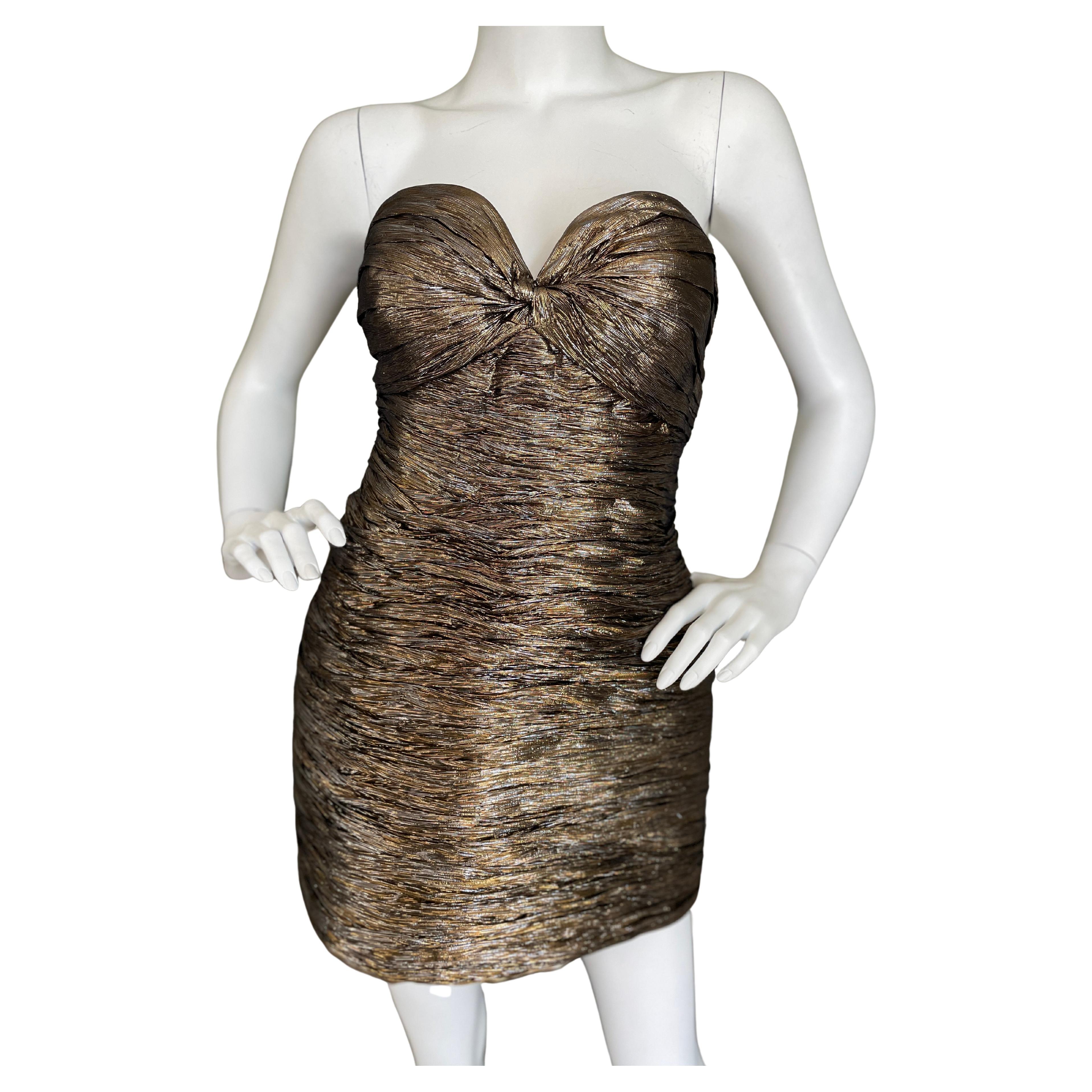 Oscar de la Renta Vintage Dress and Jacket in Royal Blue and Silver Metallic Brocade at 1stDibs