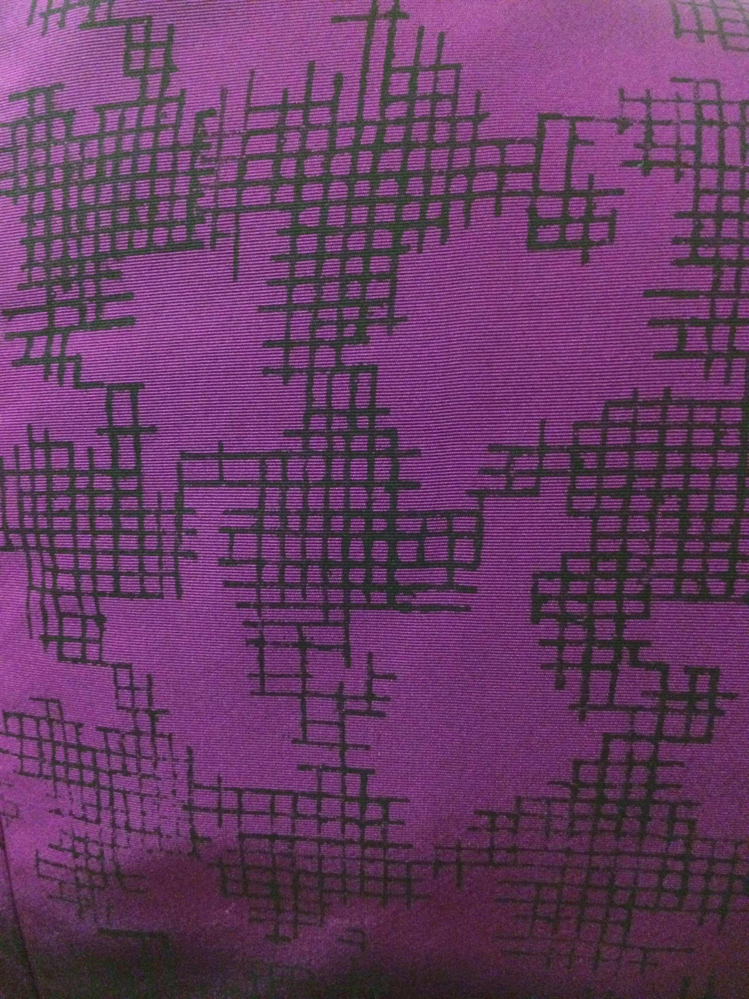 oscar de la renta purple dress