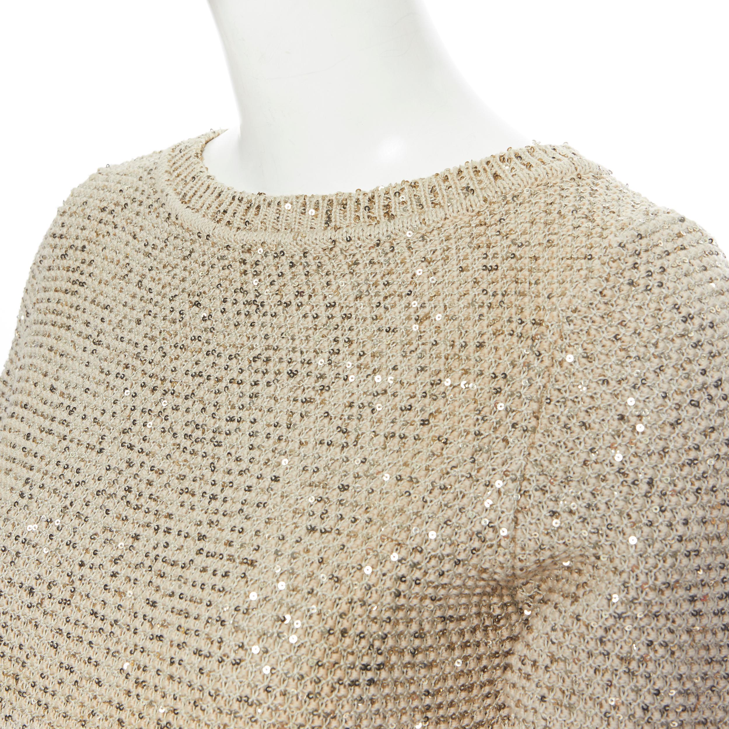 OSCAR DE LA RENTA R13 lentejuelas doradas algodón seda jersey manga corta XS
Marca: Oscar De La Renta
Diseñador: Oscar De La Renta
Colección: Resort 2013
Nombre del modelo / Estilo: Jersey de lentejuelas
Material: Seda, lana
Color: Dorado
Patrón: