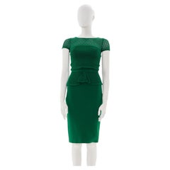 Oscar de la Renta Resort 2013 Knitted Semitransparent Midi Dress
