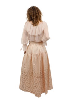 Oscar de la Renta Rose Skirt & Blouse Set
