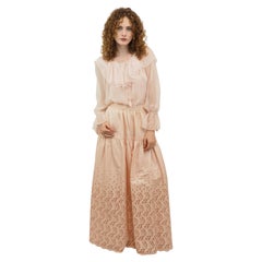 Oscar de la Renta Rose Skirt & Blouse Set