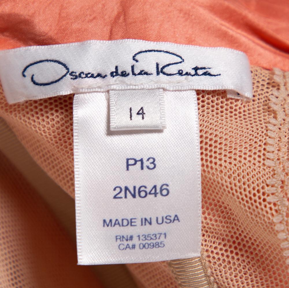 oscar de la renta lilac dress